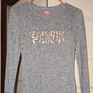 PINK Victoria's Secret Long Sleeve Sleep Tee